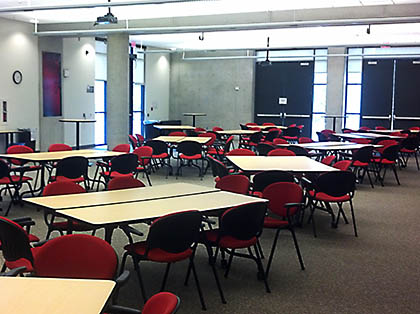 Auditorium - Angled Tables