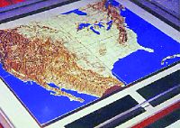 Figure 1. US terrain map.